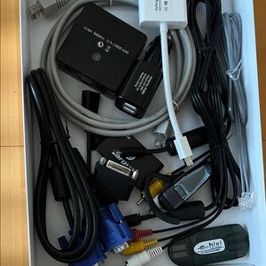 Black and White USB Charging Cable